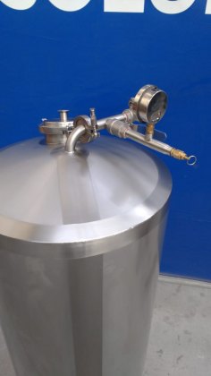 Fermentadores isobaricos para heladeras de 60 a 140 lts.
